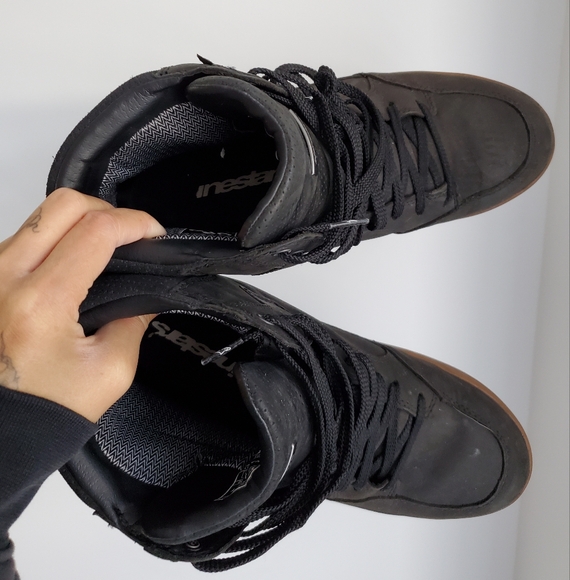 Alpinestars Men's Black Waterproof High-Top Riding Sneakers - Picture 5 of 6